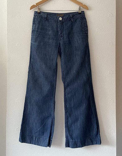 Hobbs blue denim chambray wide - hobbs,