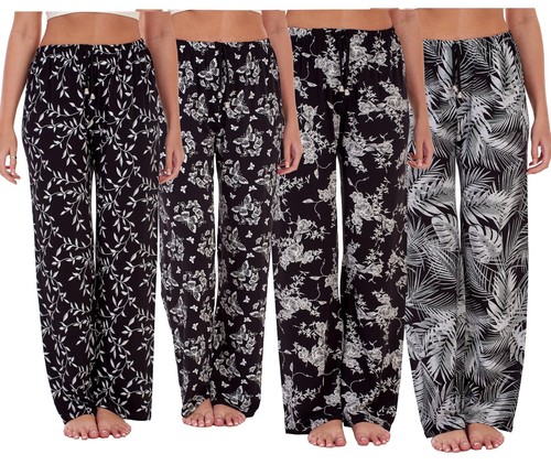 Damen bedruckte palazzo hose - bedruckte,