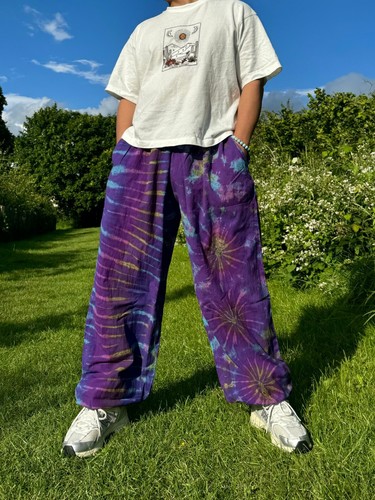 Hippie unisex tie dyed hose - hippie,
