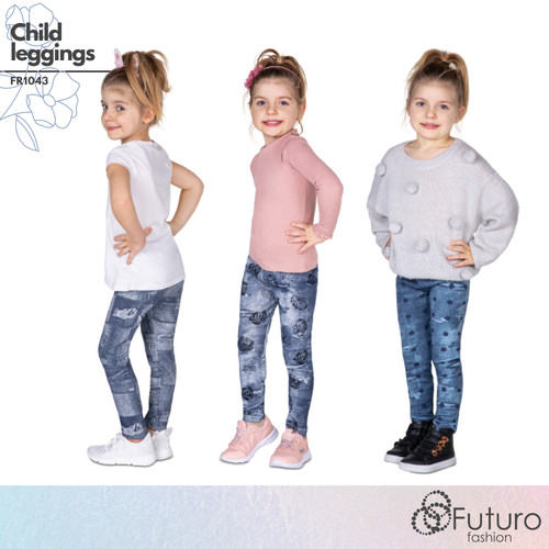 Mädchen jeans optik warme - jeans,