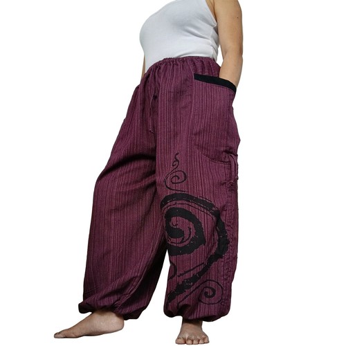 Lila baggy haremshose - lila,