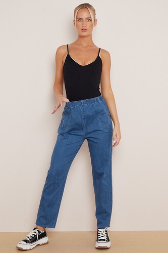 Damen straight leg denim - straight, jeans