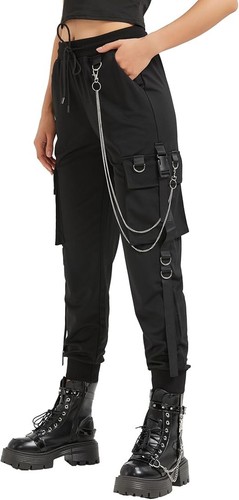 Schwarze cargohose für - cargohose, damen