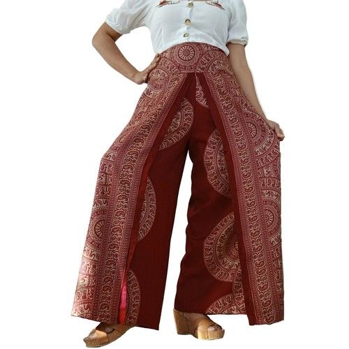 Rote damen hose hippie sommer - damen,