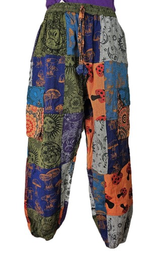 5xl patchwork freizeithose - s-5xl,