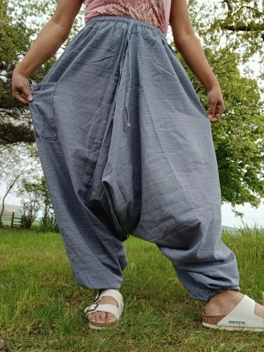 Graue haremshose baggy aladin - graue,